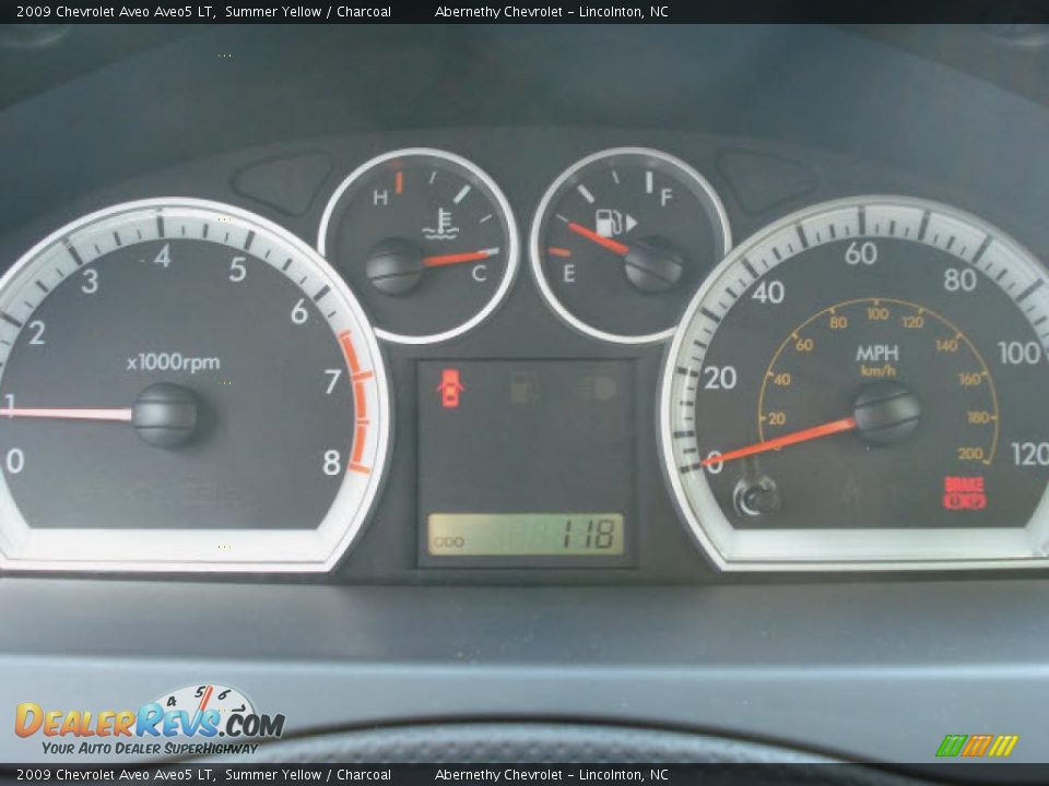 2009 Chevrolet Aveo Aveo5 LT Summer Yellow / Charcoal Photo #8