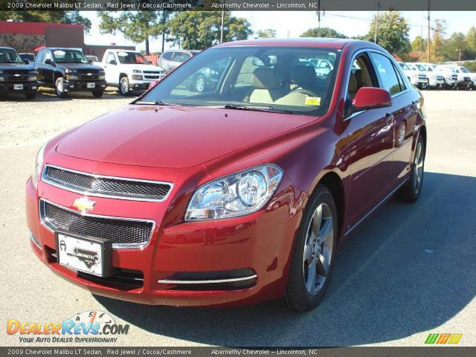 2009 Chevrolet Malibu LT Sedan Red Jewel / Cocoa/Cashmere Photo #1