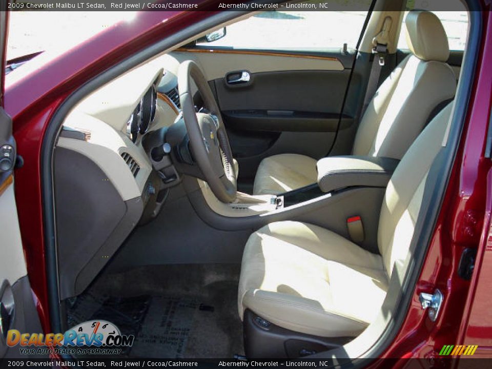 2009 Chevrolet Malibu LT Sedan Red Jewel / Cocoa/Cashmere Photo #4