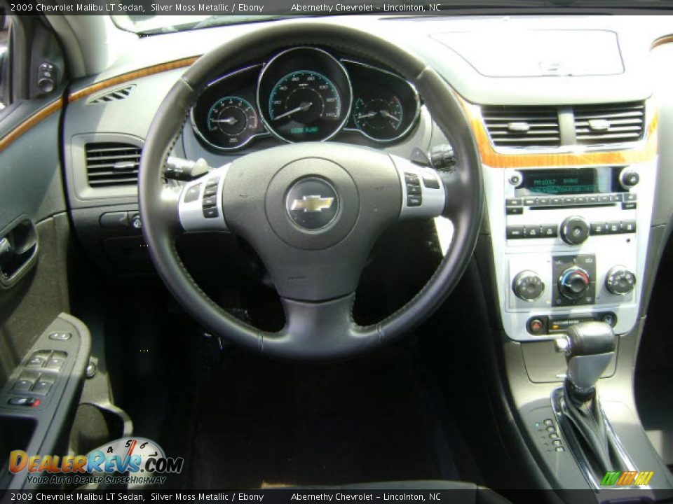 2009 Chevrolet Malibu LT Sedan Silver Moss Metallic / Ebony Photo #6