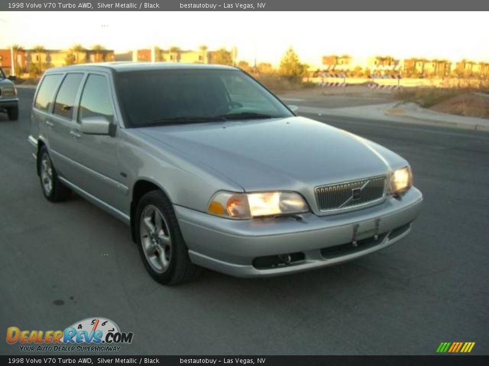 1998 Volvo V70 Turbo AWD Silver Metallic / Black Photo #1