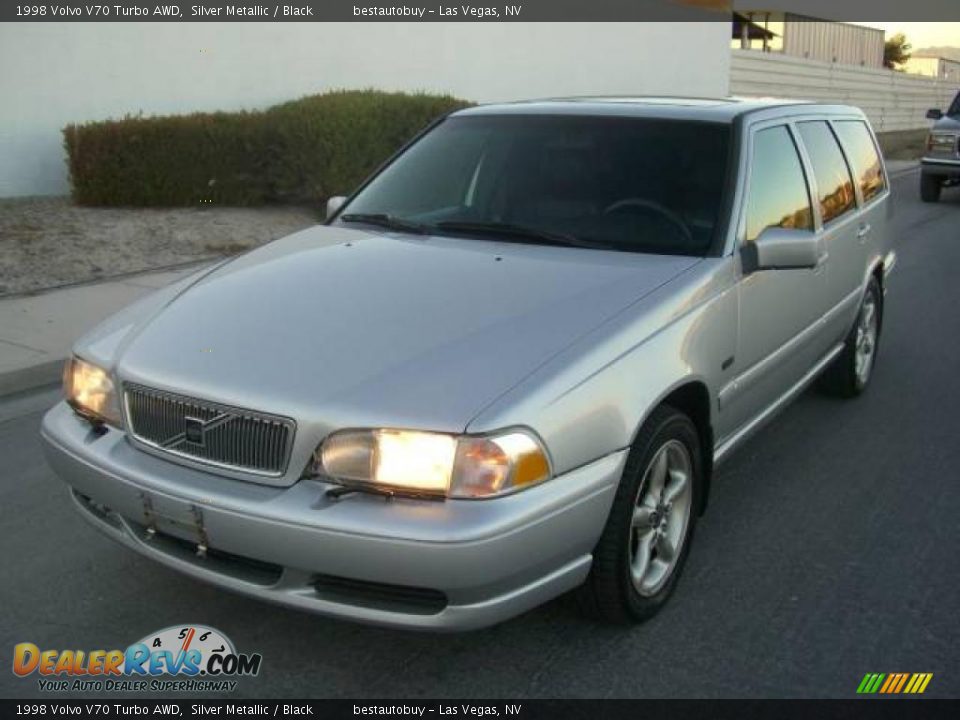 1998 Volvo V70 Turbo AWD Silver Metallic / Black Photo #3