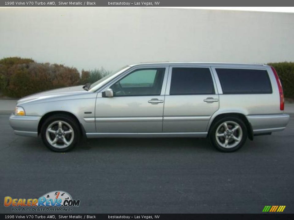 1998 Volvo V70 Turbo AWD Silver Metallic / Black Photo #4