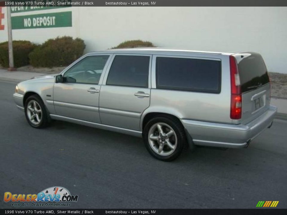1998 Volvo V70 Turbo AWD Silver Metallic / Black Photo #5