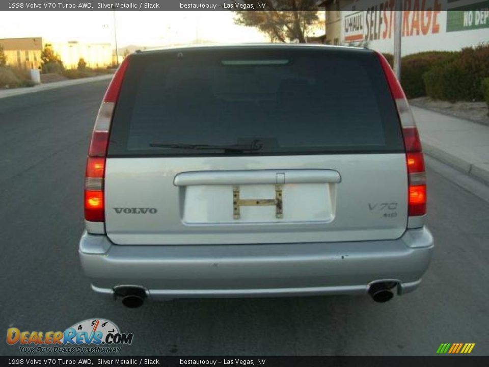 1998 Volvo V70 Turbo AWD Silver Metallic / Black Photo #7