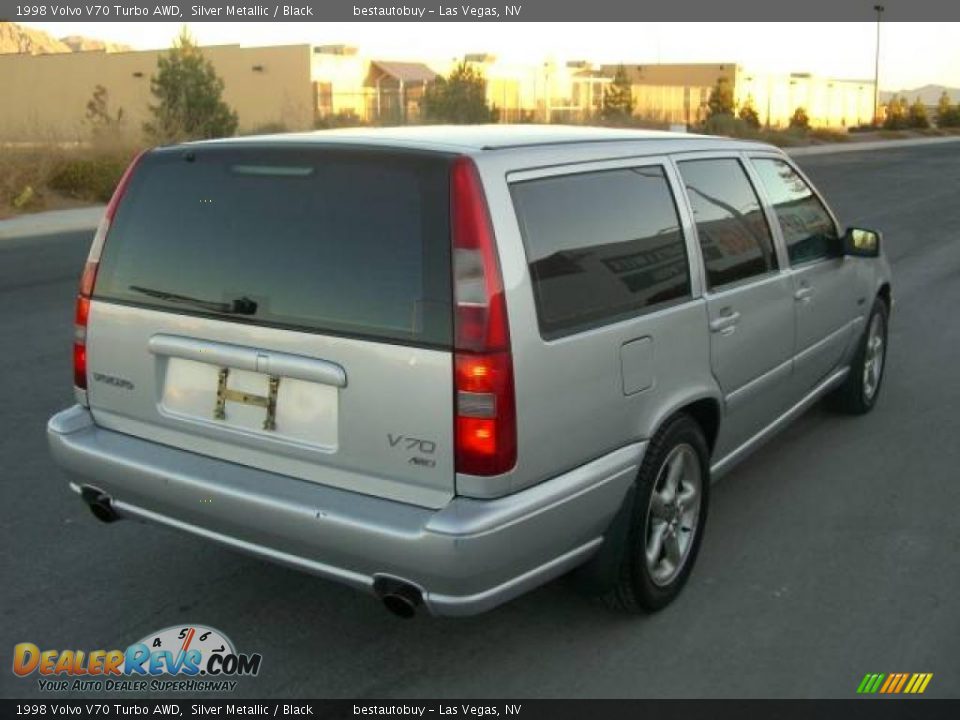 1998 Volvo V70 Turbo AWD Silver Metallic / Black Photo #8