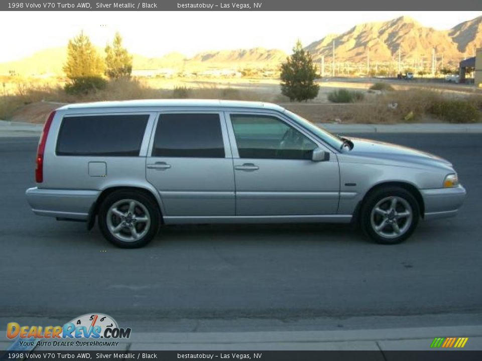 1998 Volvo V70 Turbo AWD Silver Metallic / Black Photo #9
