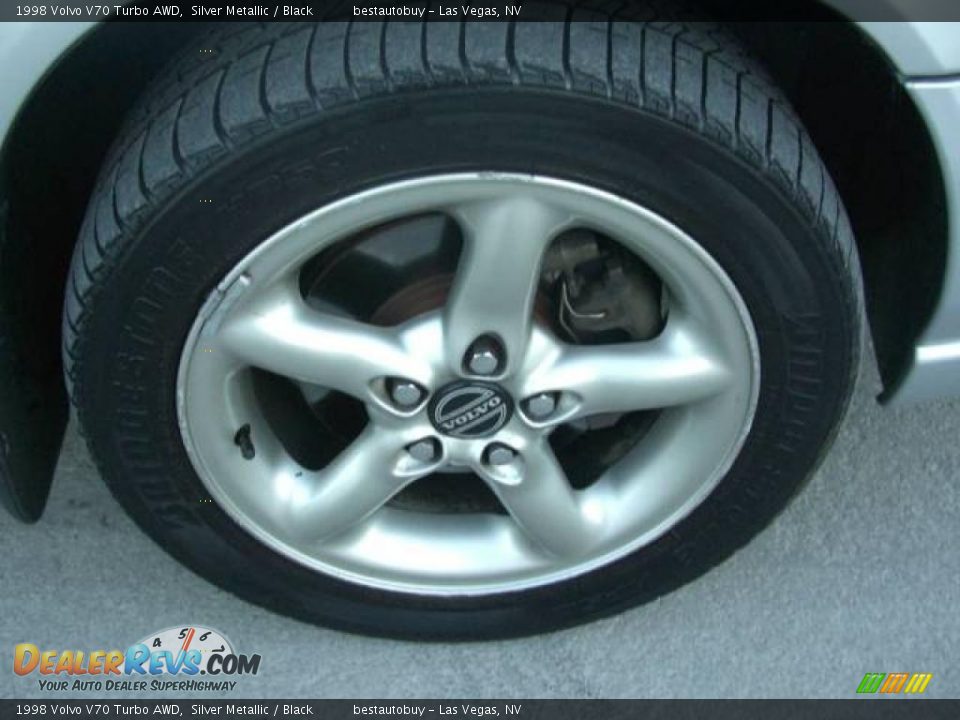 1998 Volvo V70 Turbo AWD Silver Metallic / Black Photo #10