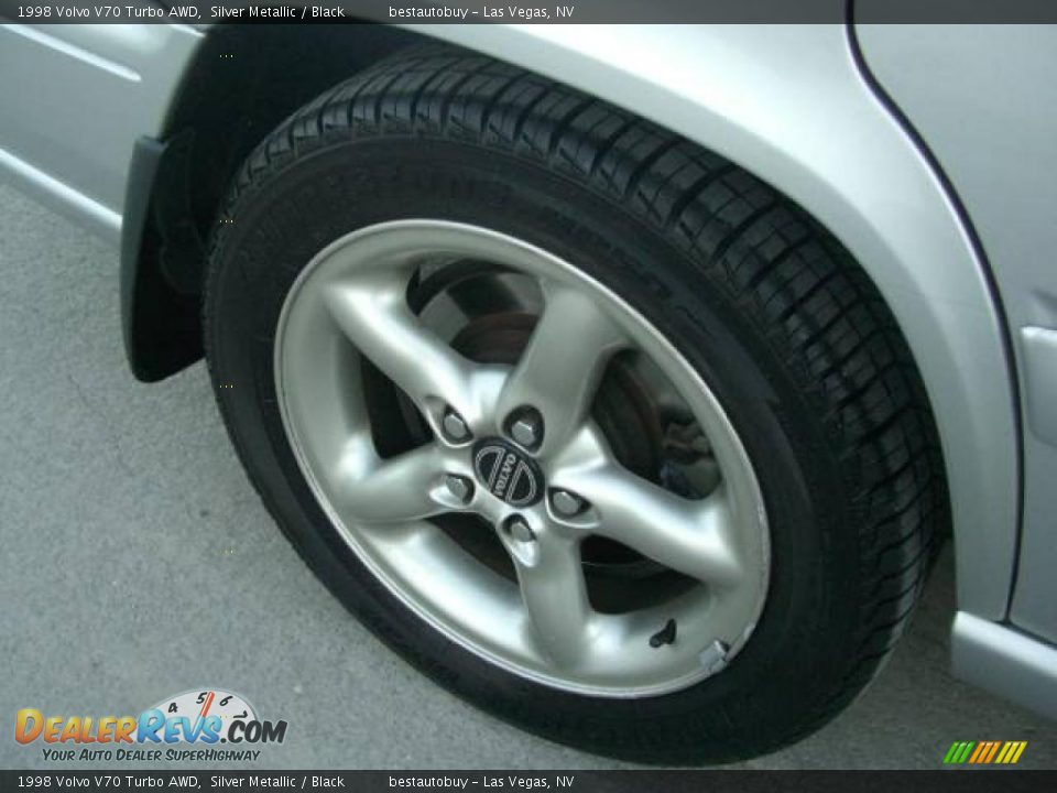 1998 Volvo V70 Turbo AWD Silver Metallic / Black Photo #11