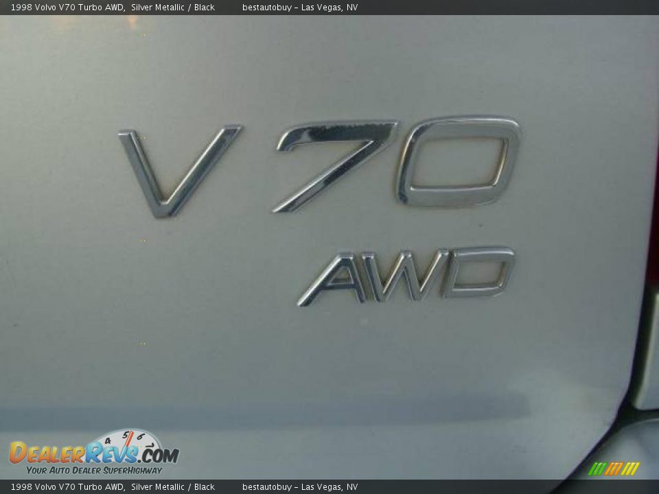 1998 Volvo V70 Turbo AWD Silver Metallic / Black Photo #12