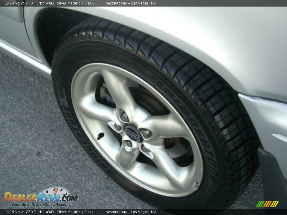 1998 Volvo V70 Turbo AWD Silver Metallic / Black Photo #13