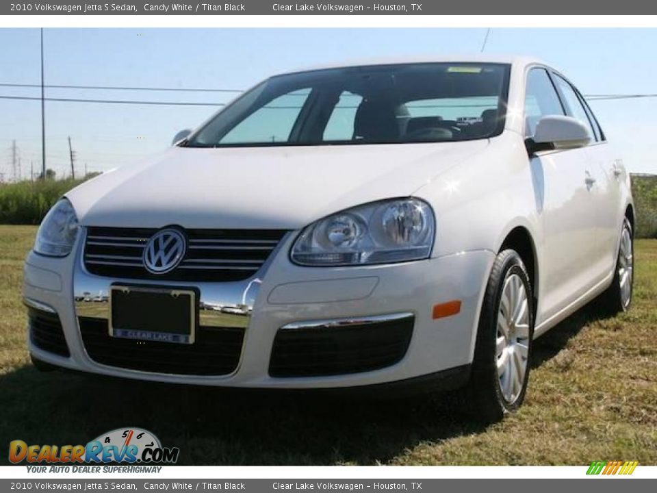 2010 Volkswagen Jetta S Sedan Candy White / Titan Black Photo #1