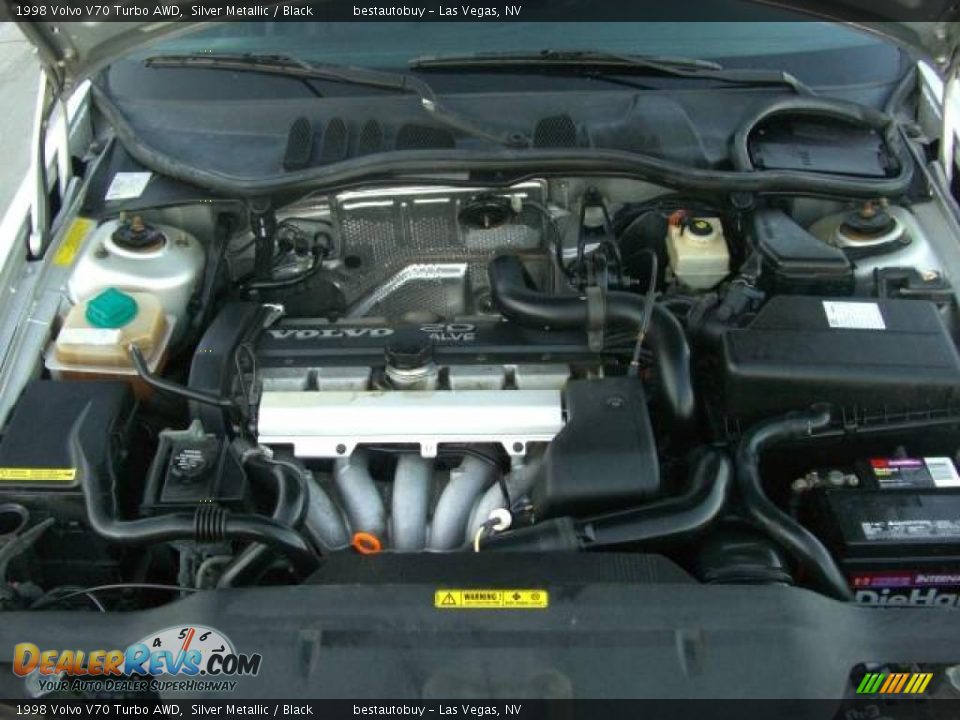 1998 Volvo V70 Turbo AWD Silver Metallic / Black Photo #21