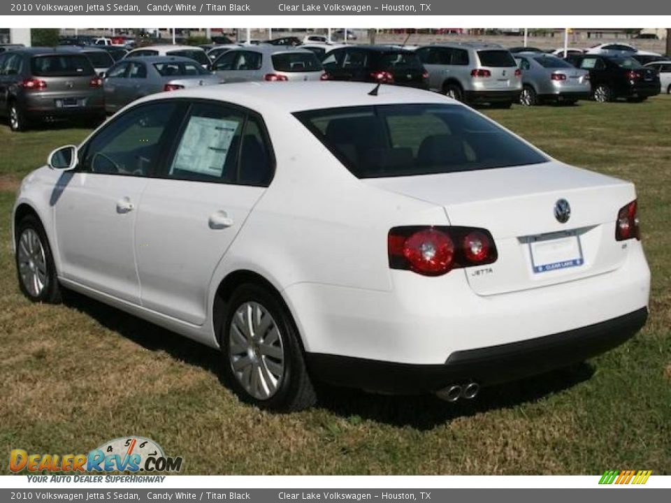 2010 Volkswagen Jetta S Sedan Candy White / Titan Black Photo #3