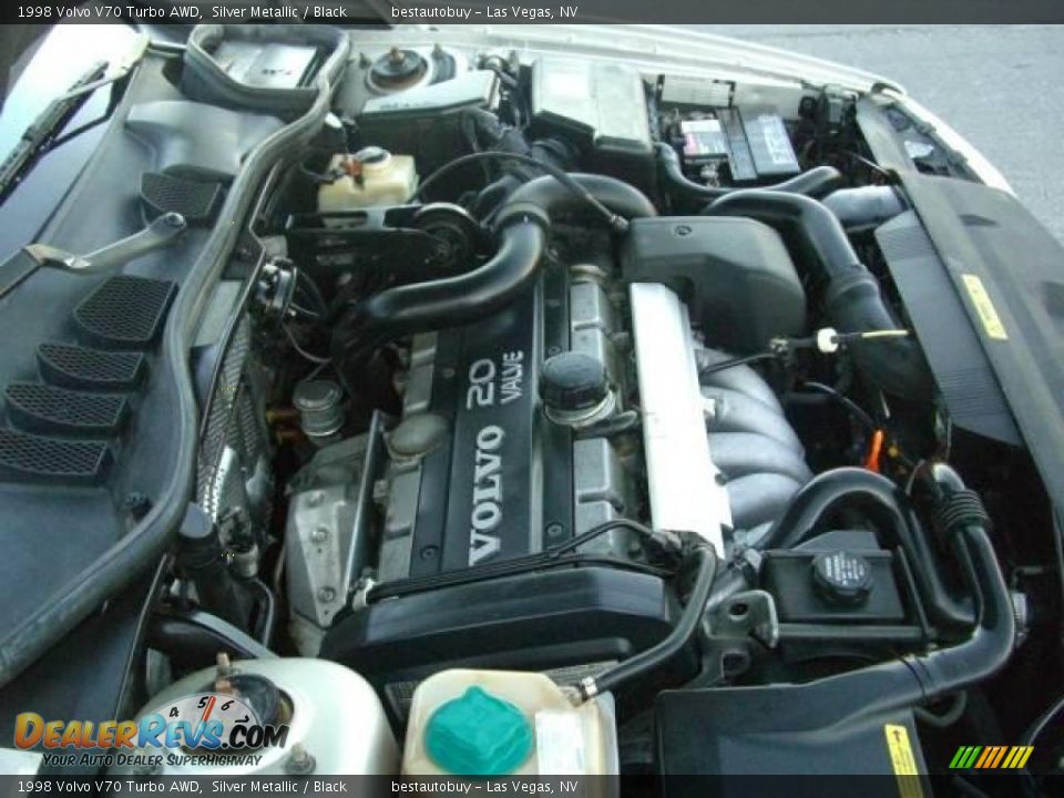 1998 Volvo V70 Turbo AWD Silver Metallic / Black Photo #23