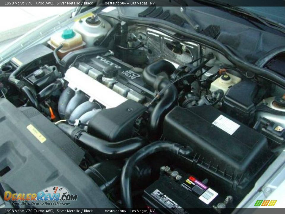 1998 Volvo V70 Turbo AWD Silver Metallic / Black Photo #24