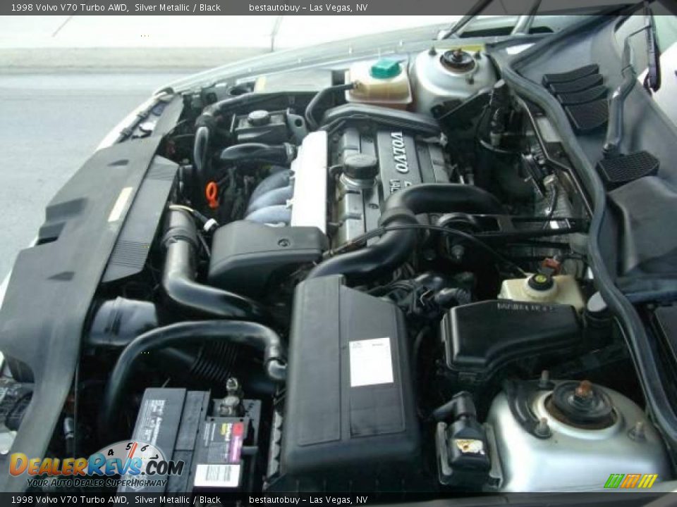 1998 Volvo V70 Turbo AWD Silver Metallic / Black Photo #25