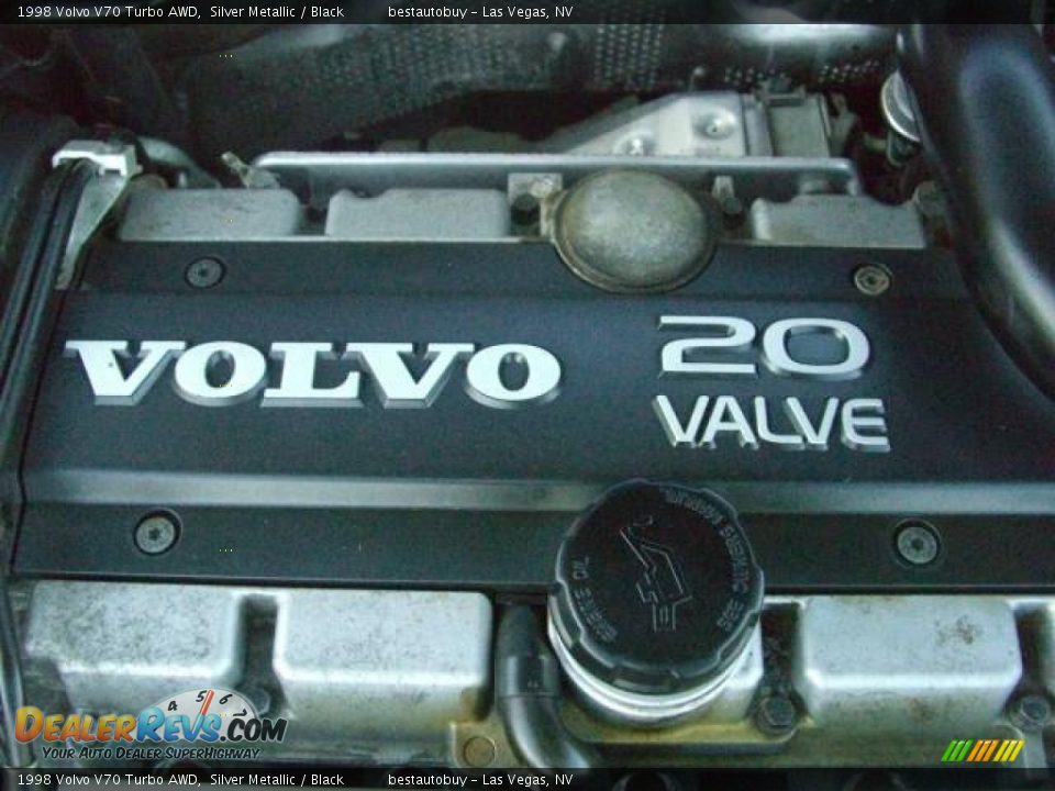1998 Volvo V70 Turbo AWD Silver Metallic / Black Photo #26