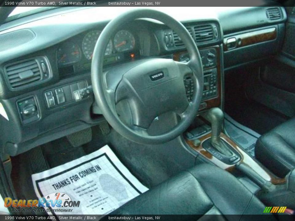 1998 Volvo V70 Turbo AWD Silver Metallic / Black Photo #29