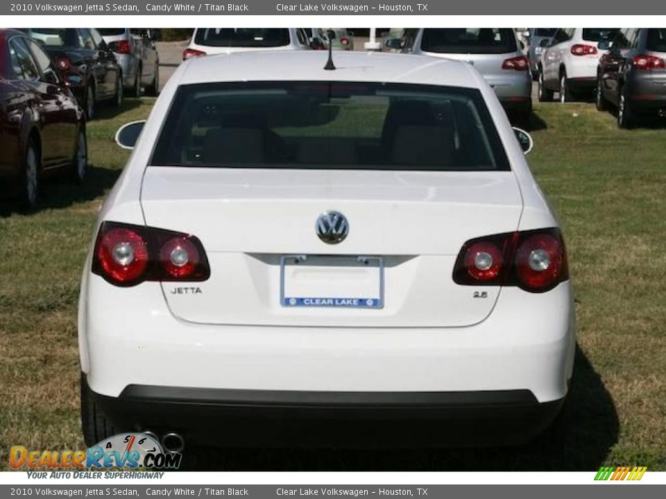 2010 Volkswagen Jetta S Sedan Candy White / Titan Black Photo #9