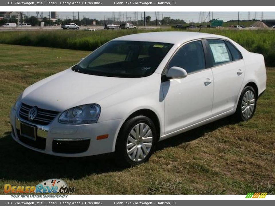 2010 Volkswagen Jetta S Sedan Candy White / Titan Black Photo #13
