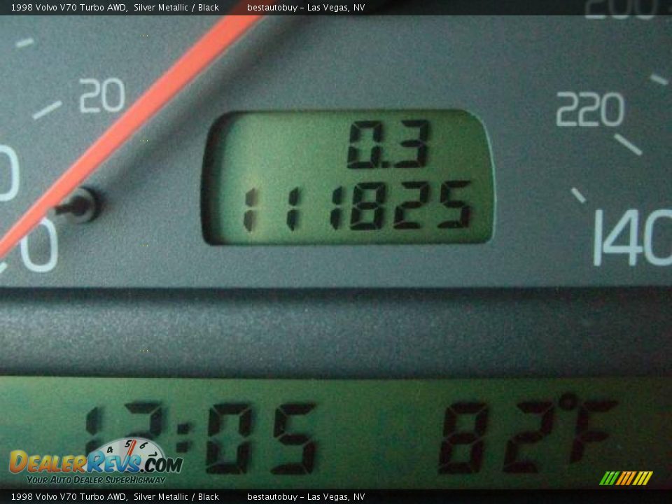 1998 Volvo V70 Turbo AWD Silver Metallic / Black Photo #35