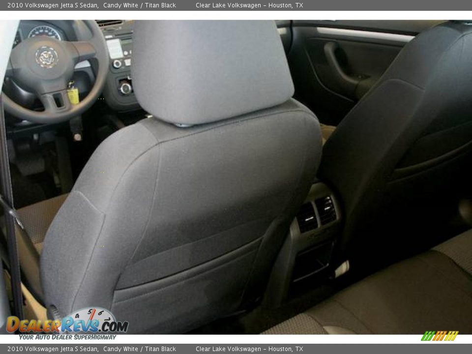 2010 Volkswagen Jetta S Sedan Candy White / Titan Black Photo #14