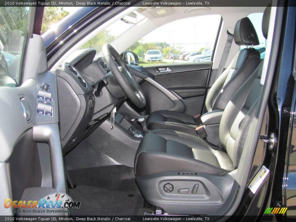 2010 Volkswagen Tiguan SEL 4Motion Deep Black Metallic / Charcoal Photo #3