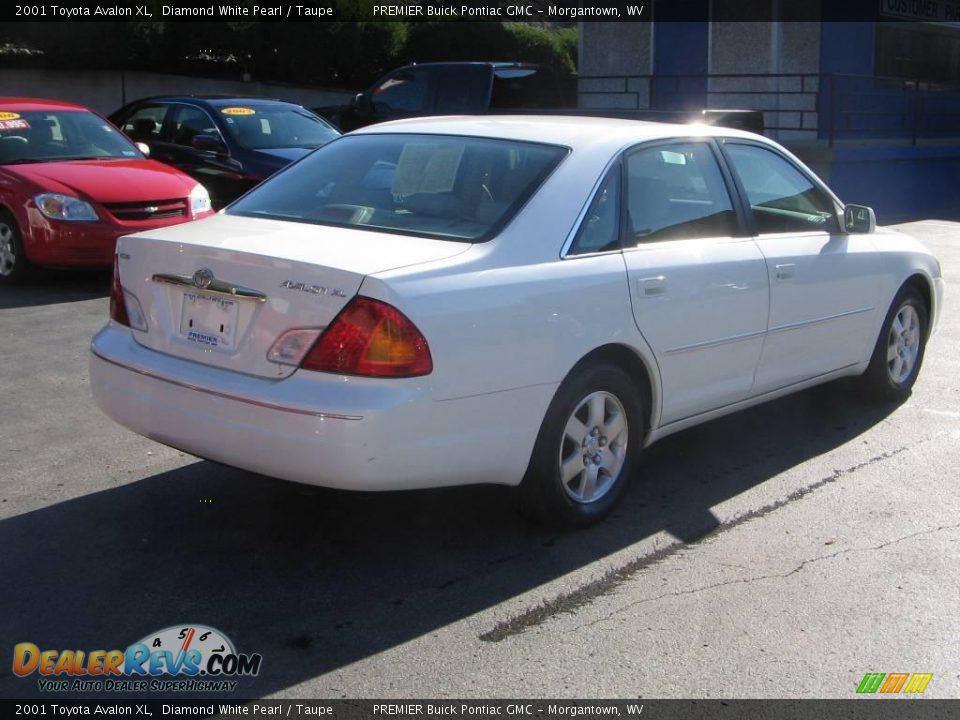 2001 Toyota Avalon XL Diamond White Pearl / Taupe Photo #6