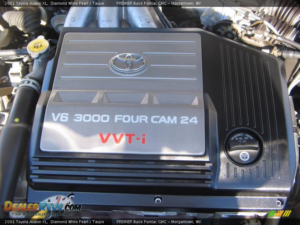 2001 Toyota Avalon XL Diamond White Pearl / Taupe Photo #17