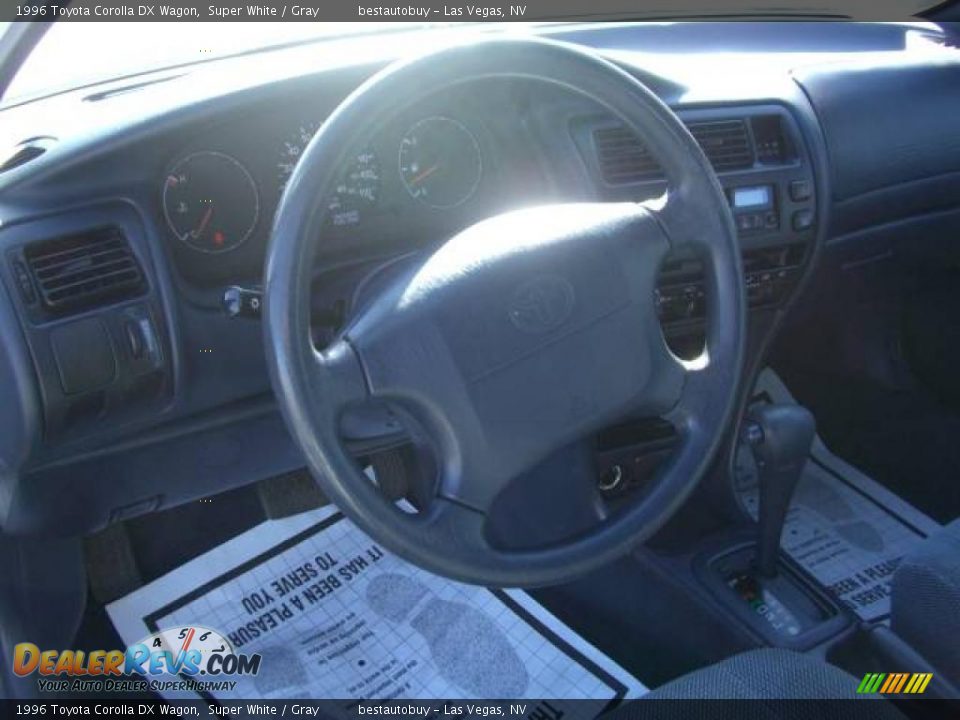 1996 Toyota Corolla DX Wagon Super White / Gray Photo #30