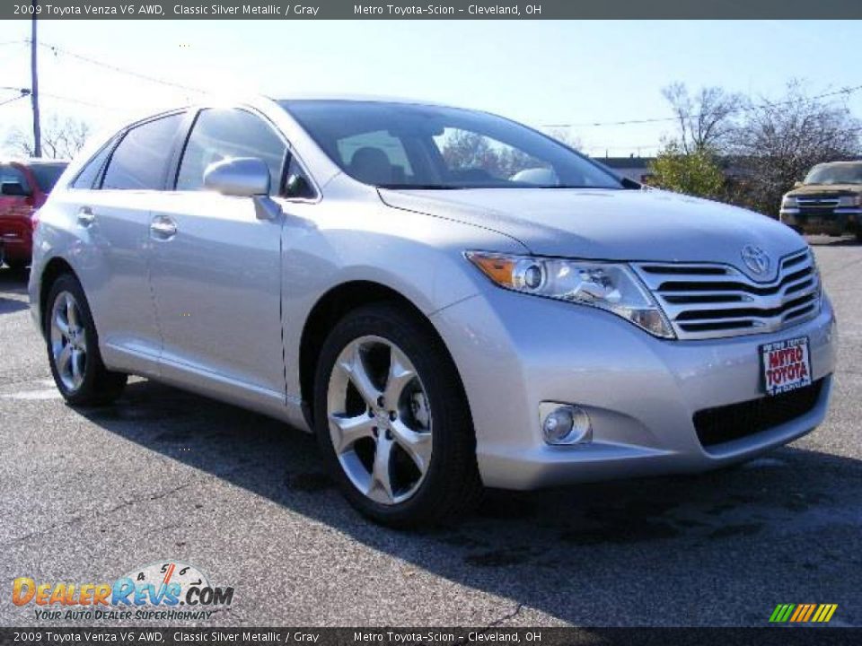 2009 Toyota Venza V6 AWD Classic Silver Metallic / Gray Photo #1