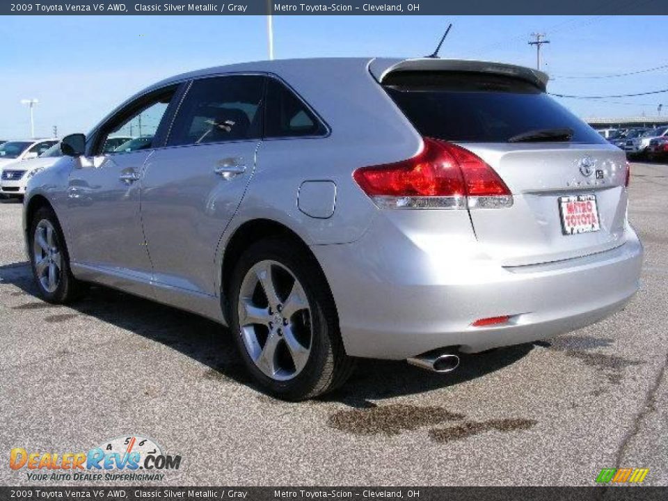 2009 Toyota Venza V6 AWD Classic Silver Metallic / Gray Photo #5