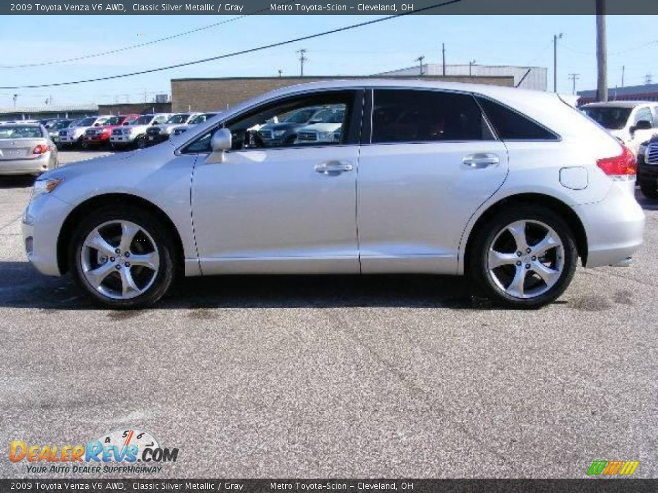 2009 Toyota Venza V6 AWD Classic Silver Metallic / Gray Photo #6
