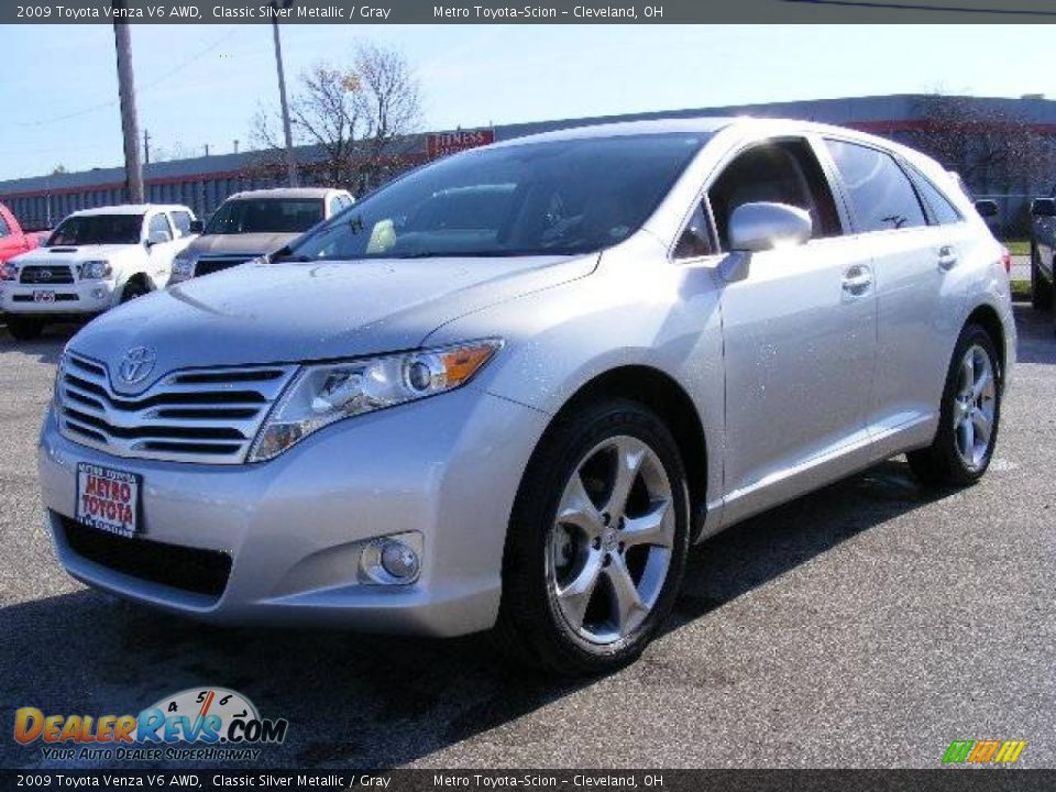 2009 Toyota Venza V6 AWD Classic Silver Metallic / Gray Photo #7