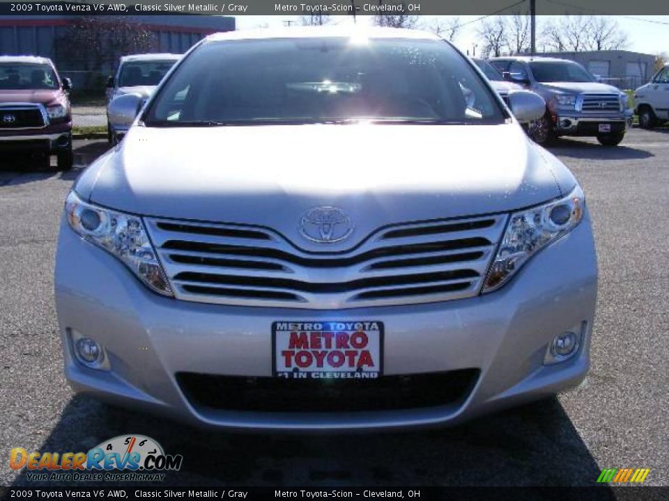 2009 Toyota Venza V6 AWD Classic Silver Metallic / Gray Photo #8