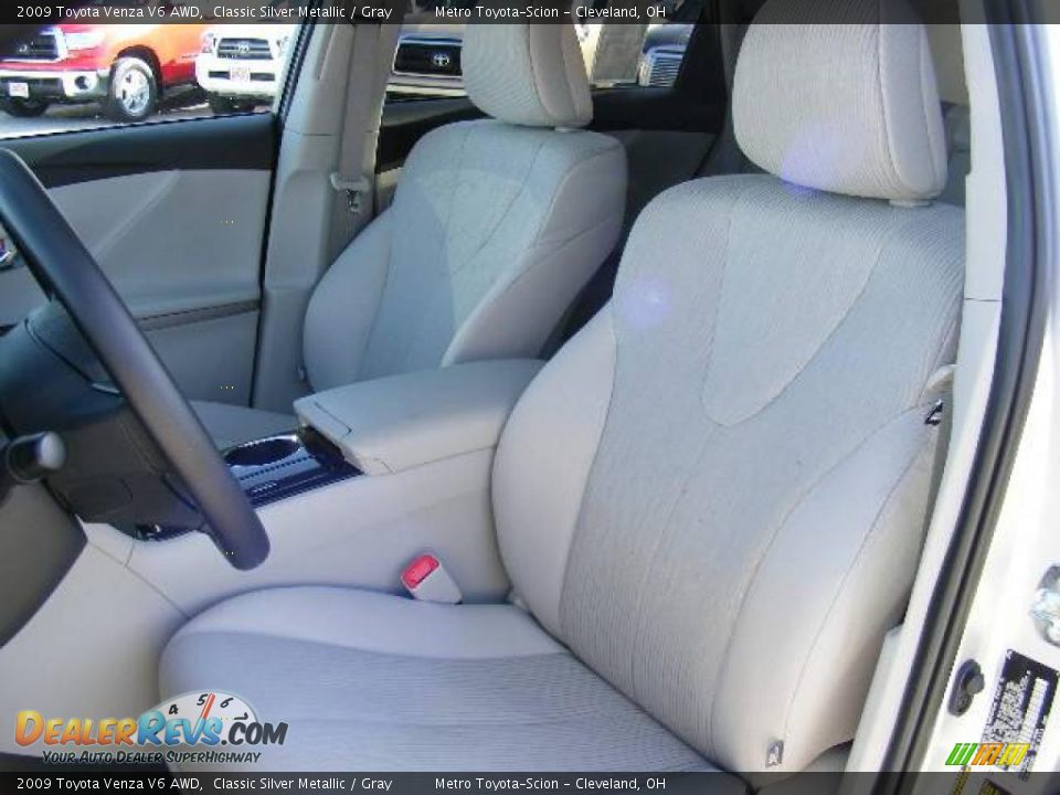 2009 Toyota Venza V6 AWD Classic Silver Metallic / Gray Photo #9
