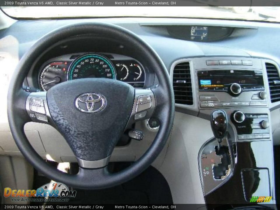 2009 Toyota Venza V6 AWD Classic Silver Metallic / Gray Photo #14