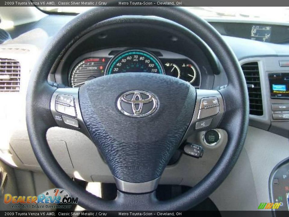2009 Toyota Venza V6 AWD Classic Silver Metallic / Gray Photo #15