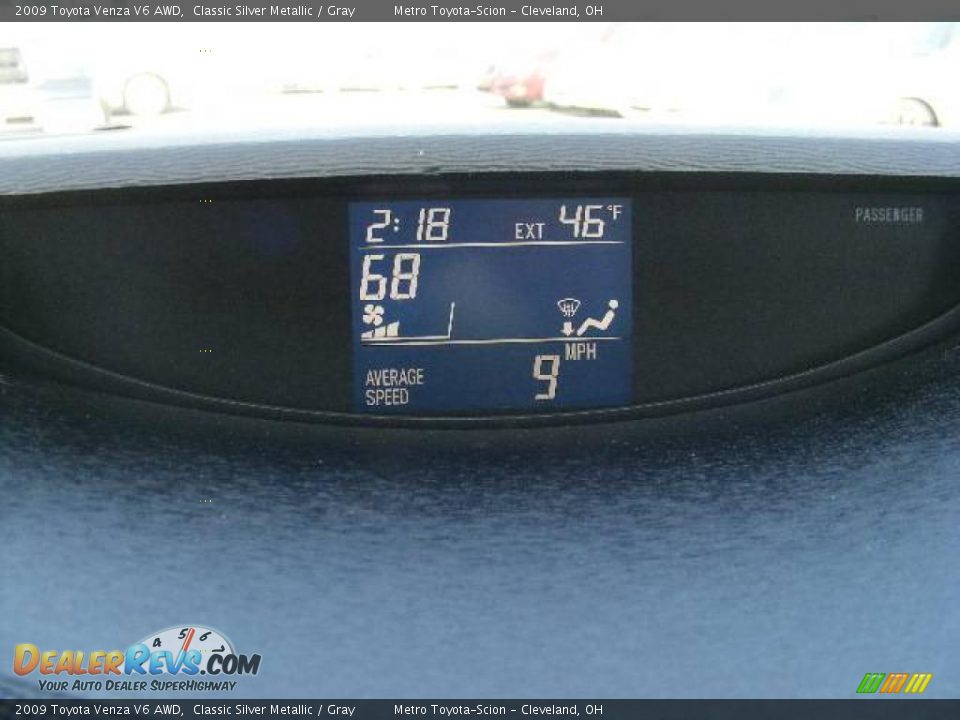 2009 Toyota Venza V6 AWD Classic Silver Metallic / Gray Photo #20