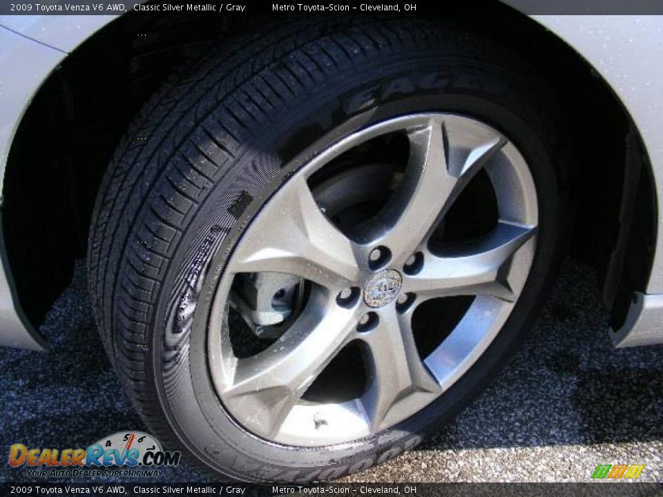 2009 Toyota Venza V6 AWD Classic Silver Metallic / Gray Photo #26