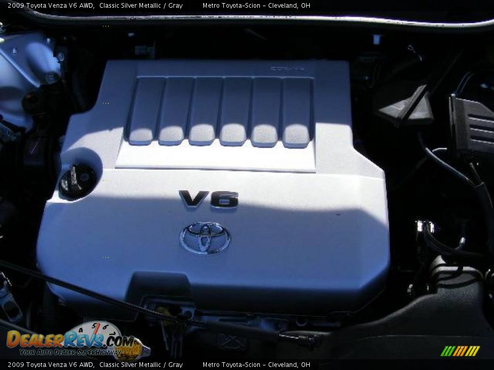 2009 Toyota Venza V6 AWD Classic Silver Metallic / Gray Photo #27