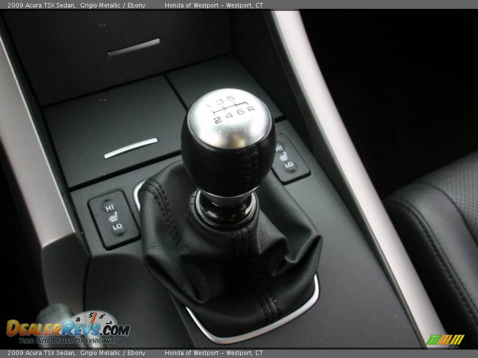 2009 Acura TSX Sedan Grigio Metallic / Ebony Photo #21