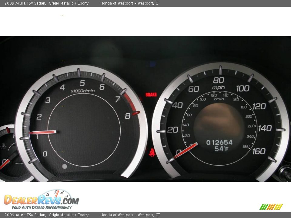 2009 Acura TSX Sedan Grigio Metallic / Ebony Photo #24