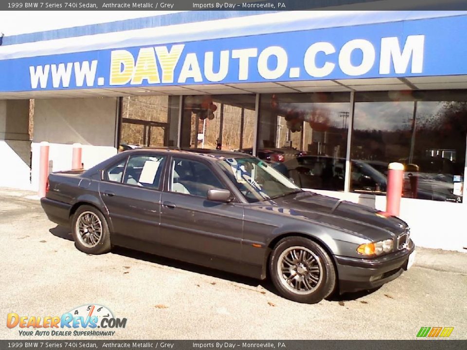 1999 BMW 7 Series 740i Sedan Anthracite Metallic / Grey Photo #1