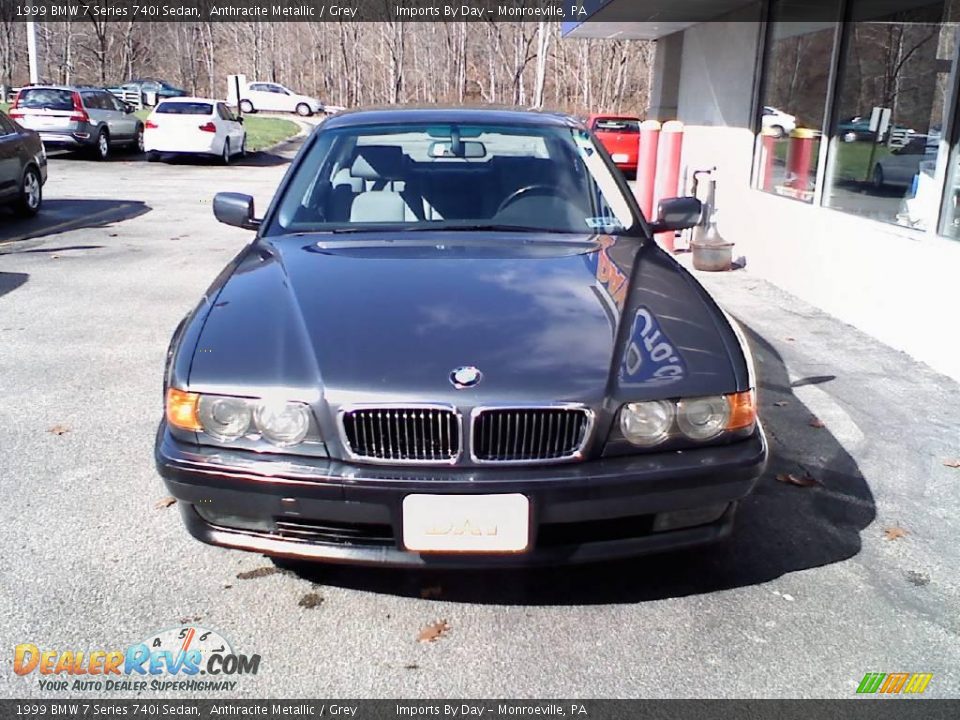 1999 BMW 7 Series 740i Sedan Anthracite Metallic / Grey Photo #3