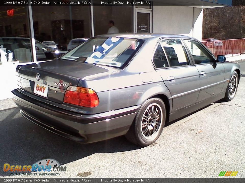 1999 BMW 7 Series 740i Sedan Anthracite Metallic / Grey Photo #7