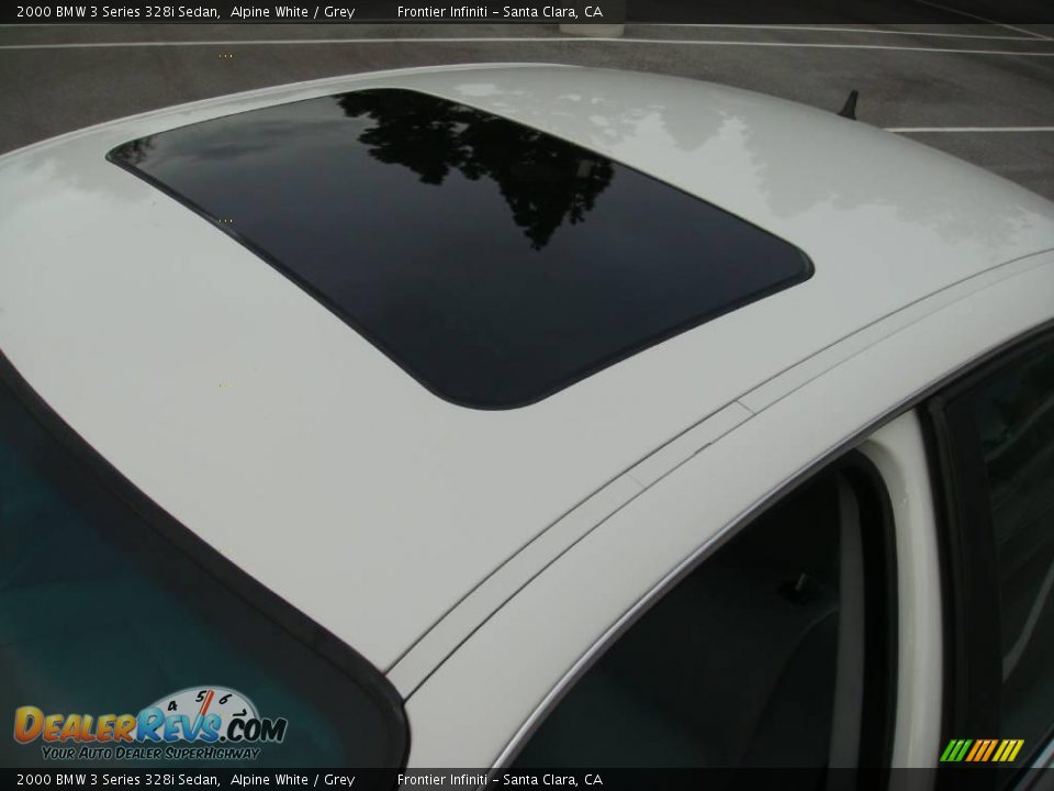 2000 BMW 3 Series 328i Sedan Alpine White / Grey Photo #7