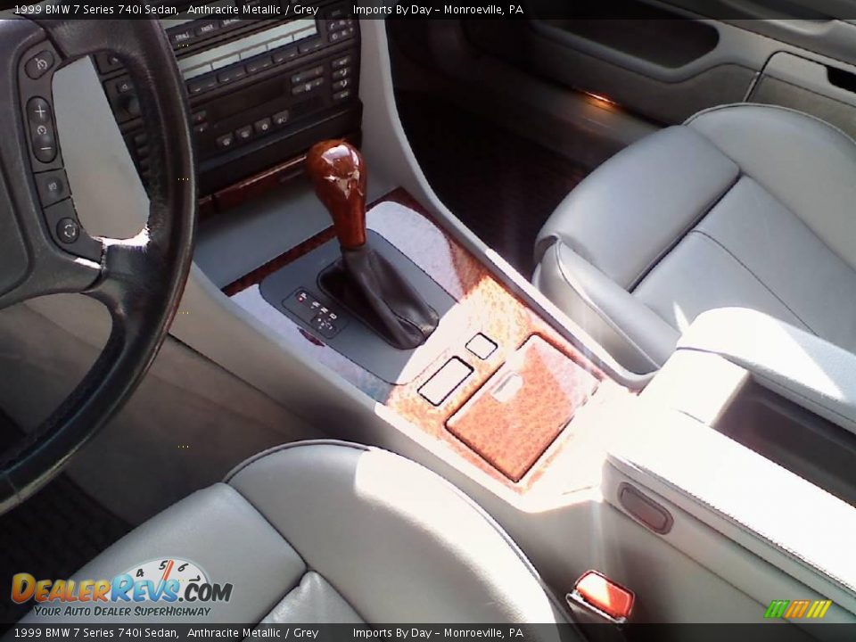 1999 BMW 7 Series 740i Sedan Anthracite Metallic / Grey Photo #18