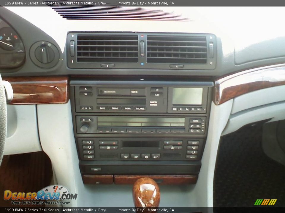 1999 BMW 7 Series 740i Sedan Anthracite Metallic / Grey Photo #19
